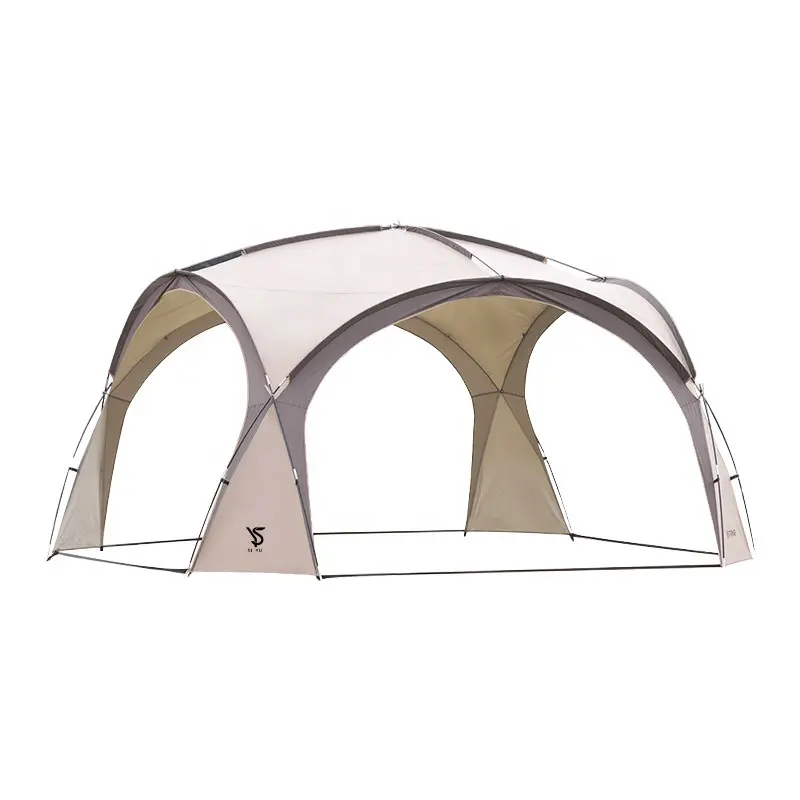 Yourte – dôme pliable Portable pour Camping en plein air, auvent de Protection contre la pluie sauvage, grande tente pare-soleil
