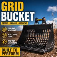 Bucket Excavator Baja Kustom Efisiensi Tinggi 20-35 Ton untuk Pengolahan Material Konstruksi