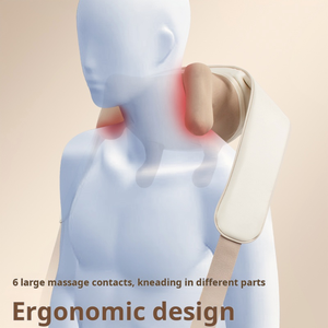 Vendedor caliente 4D Smart Shiatsu Masajeador de cuello y espalda Ancho de cuello ajustable con calefacción calmante para la comodidad del hombro - Product Image 5