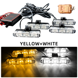 12 LED blanc + jaune