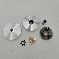KINON Ensemble de roue active en aluminium pour moto, 15 dents, DE 104 mm, Engrenage d'embrayage de démarreur, Pièce de rechange pour scooter