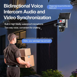 Đèn Hiển thị năng lượng mặt trời V380 Pro 4K cho camera EZVIZ với kết nối chế độ kép 4G/Wifi để phát hiện con người Hệ thống an ninh ngoài trời - Product Image 3