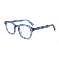Nouvelles Lunettes de Vue Carrées Surdimensionnées pour Hommes 2026 – Monture Optique Stylée en Acétate avec Motif Imprimé
