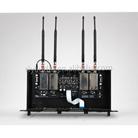 Sistema de Micrófono Inalámbrico de Doble Canal M-7602 con Pantalla TFT y Soporte OLED para Micrófono de Mano, Antena Externa para Escenario y Discursos