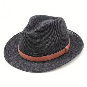 Nouveau Chapeau de Paille en Raphia Tendance 2025 pour Femme et Homme – Idéal pour les Voyages en Plein Air et la Plage – Chapeau Panama Anti-Soleil - Product Image 3