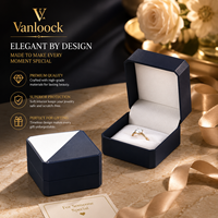 Boîte à bague pyramide personnalisée, emballage de luxe pour bijoux, boîte de présentation pour bague de fiançailles ou de mariage, boîte cadeau avec logo