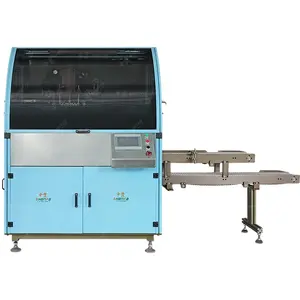 50pcs/minute Fully automatic Hot foil Stamping machine for small plastic tubes small barrels pen