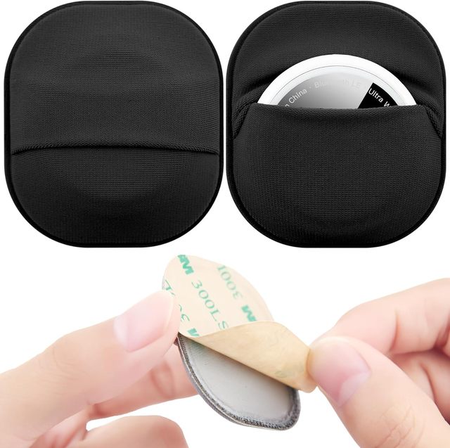 Adhesive Sticker Mount + Fabric Protective case for AirTag, Providing All-round protection for Your AirTag.