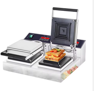 Nouvelle machine à faire des hamburgers électriques, presse à panini, gril à sandwichs, usage commercial, 220v/110v, 3200W, haute productivité, garantie de 6 mois - Product Image 3
