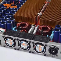 HQ48 2X4800W 1u Amplificateur de puissance numérique professionnel à large tension 90V-265V pour haut-parleur de scène