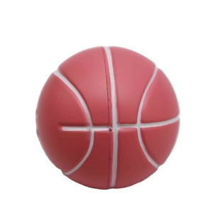Ballons de basket anti-stress en mousse PU de haute qualité 63 mm pour le stress et les jeux de compression - Product Image 1