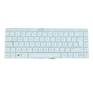 HK-HHT spanische Notebook Teclado Laptop-Tastatur für HP Pavilion 14-V 14-V000 Weiße Tastatur