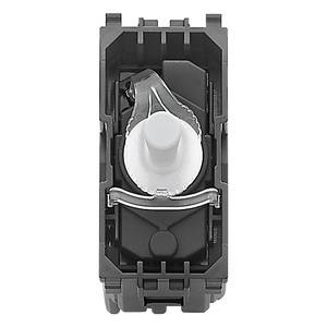 <b>Push</b> <b>Button</b> <b>Switch</b> 1P NO 10A Vintage White 5.1x2.7x6.5cm - Product Image 1