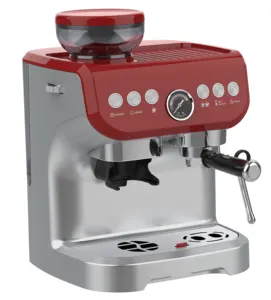 Venda por atacado de semi auto cappuccino e máquina de café espresso fabricantes com moedor acessórios
