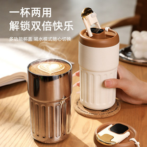 316 Stainless Steel Insulated Coffee Mug With Lid And Handle For Men Women Business Gifts Car Use - Product Image 3