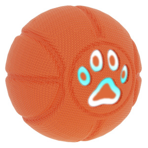 ของเล่นสุนัขไฟฟ้าอัจฉริยะ ลูกบอลยางนุ่ม ทนทานต่อการกัด มีไฟ ของเล่นแบบโต้ตอบสำหรับสุนัขเล่นกลางแจ้ง - Product Image 2