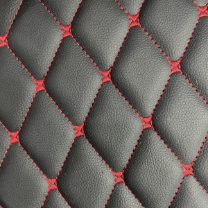 Ventes chaudes : <span class=keywords><strong>Cuir</strong></span> PVC éponge automobile matelassé brodé 5D pour tapis de voiture, <span class=keywords><strong>housse</strong></span> de siège de voiture et revêtement de plancher de voiture. - Product Image 2
