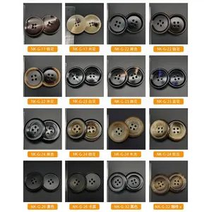 4 Holes Luxury Sewing Resin Buttons 18L 20L 24L 28L 32L 36L 40L 44L 48L Shirt Round Plastic Resin Buttons