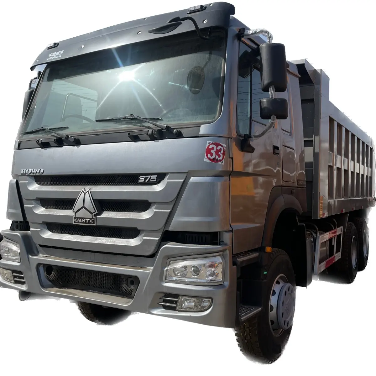 Penawaran khusus truk sampah Dump Truck 375 otomatis digunakan kemudi tangan kanan China Howo Dump Truck Euro 3