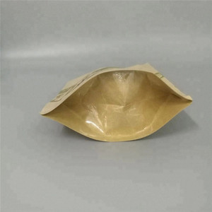 Finition mate noir fond plat Ziplock feuille d'aluminium réutilisable grain de café paquet sac en plastique goutte à goutte café torréfié pochettes - Product Image 4