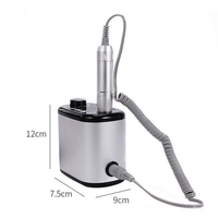 Polisseuse à ongles 45000 tr/min à vitesse réglable, polisseuse électrique professionnelle de bureau pour le retrait de vernis à ongles