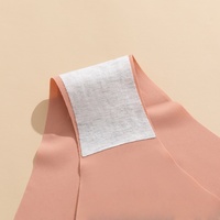 Sous-vêtements grande taille personnalisés pour femme découpe laser invisible sans trace de soie de glace sans couture culotte de bikini