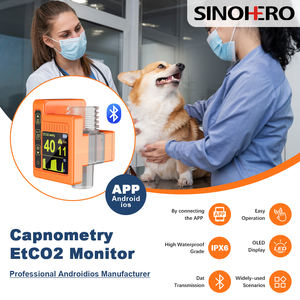 Appareil de surveillance vétérinaire portable Capnographe à point d'expiration avec capteur EtCO2 pour animaux de compagnie pour la surveillance des signes vitaux - Product Image 4