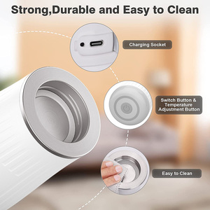 Para <span class=keywords><strong>Amazon</strong></span> Venta caliente portátil USB inalámbrico bebé <span class=keywords><strong>leche</strong></span> calentador calefacción bebé fórmula biberón práctico y conveniente - Product Image 4