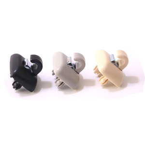 Audi A4L Sun Visor Clips ABS <b>Plastic</b> Replacement Hooks For Vanity <b>Mirror</b> Light Shield Repair - Product Image 2