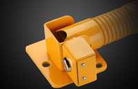 Poste de sécurité garde-espace, ressort Flexible, Installation avec filtre, barrière de verrouillage de stationnement, pour Garage, 2 pièces