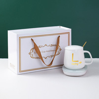 Tasse à café chauffante intelligente à contrôle de température 55 degrés avec coussin chauffant (CP011C) - Vente chaude
