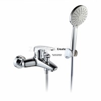 Ensemble de robinetterie de douche Zaokang en cuivre massif, design moderne et minimaliste, mitigeur encastré en céramique pour eau chaude et froide, épaissi
