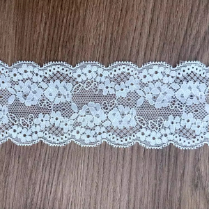 ผ้าลูกไม้สีสันสดใสแบบยืดหยุ่น ขนาดเล็ก 5 หลา ผ้าสวิสวอยล์ โฮห์ ดูไบ โทเคย์ ชีฟอง ฝรั่งเศส สำหรับตกแต่ง ทำจากไนลอน - Product Image 2