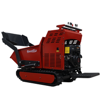 KOSTENLOSER VERSAND Bestseller Kleiner Raupendumper für Garten und Landwirtschaft, Motorisierter Raupentransporter