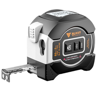 Télémètre laser numérique de qualité industrielle DEWEN, portée de 60 m, étanche IPX4, haute précision, batterie AAA de 2,0 mm, laser de classe 2 505 nm
