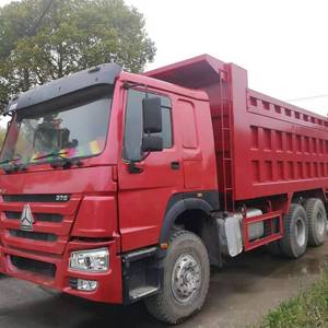 375hp 12 Howo Tipper Truk Sinotruk 6*4 / 375 Hp 10 Roda Kualitas Tinggi Penjualan Truk Sampah Bekas