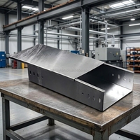 Cheminées et goulottes de câblage ventilées en acier galvanisé et alliage d'aluminium pour installations électriques industrielles