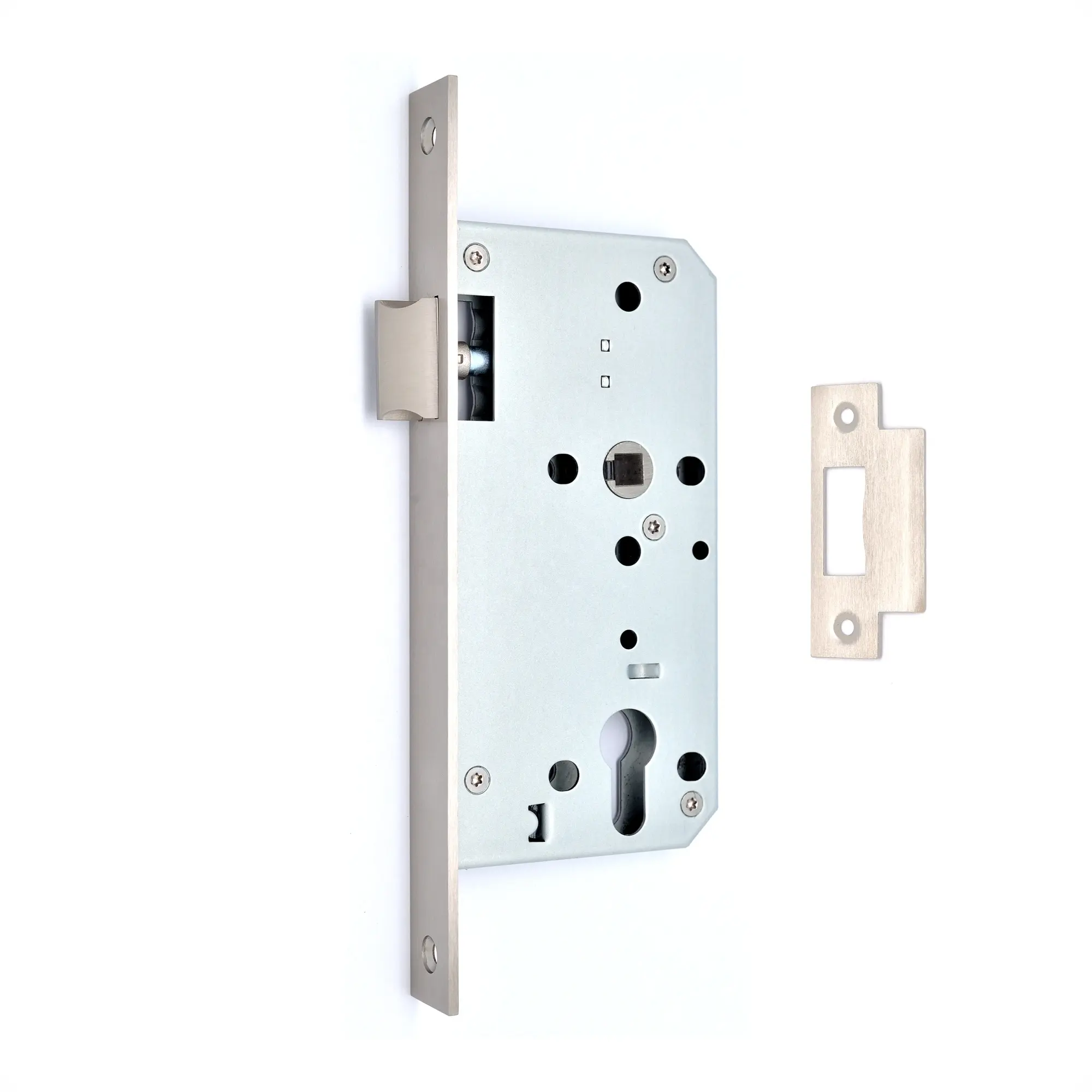 Dirock marque serrure de Porte interne de type pièces de serrure de porte corps de serrure de porte en acier inoxydable DIN18251 EN1634 EN12209 55mm