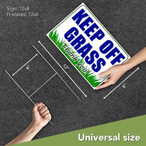 Hot-Selling 20.3*30.5cm Cross-Border Outdoor Yard <b>Sign</b> Warning Dogs Away From Lawn Splash-Proof - Product Image 3