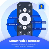 Télécommande vocale intelligente R-C-OHS-C008 compatible avec les boîtiers TV Thomson Onn Mecool KickPI KP-1 THA100 KM2 KM2-Plus KD5 THA100+ KP1
