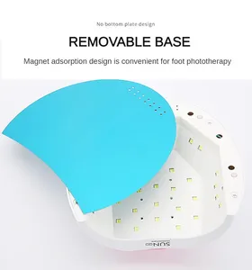 Lampe UV LED Sun2C 48W pour Séchage de Vernis Gel, Machine de Manucure et Pédicure avec Batterie, Sans Effet Noir sur les Mains, Emballée, pour Nail Art - Product Image 6