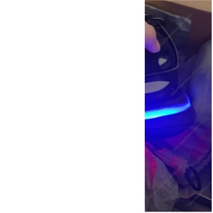 Sneakers Chunky à LED Noires, Chaussures Streetwear à Semelle Épaisse Changeant de Couleur RGB pour Hommes et Femmes - Product Image 3