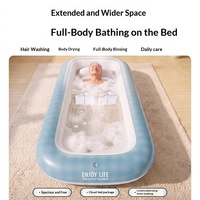 Baignoire gonflable inclinable portable en PVC de grande taille pour usage domestique, idéale pour les femmes enceintes et les personnes âgées - Vente en gros