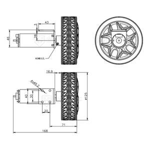 Motor paso a paso de eje cepillado con engranaje planetario de imán permanente a precio competitivo para uso en electrodomésticos y motores de automóviles - Product Image 2