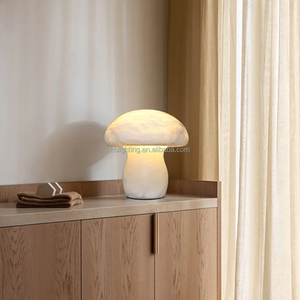 Hôtel moderne Villa Flexible Chambre à coucher Salon Restaurant Décoratif Marbre Pierre Champignon Albâtre Table Lamo - Product Image 3