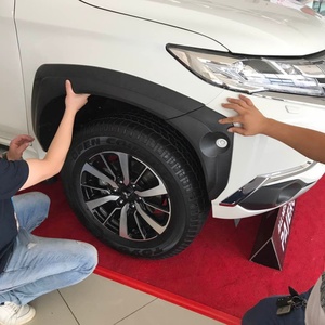 KQD Brand Wholesale 4x4 Car Accessories ABS <b>Plastic</b> Black <b>Wheel</b> Arch Fender Flare for MITSUBISHI Pajero Sport 2016-on - Product Image 5