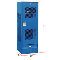Armoire en métal moderne avec serrure à came, adaptée aux gymnases, aux écoles et aux appartements.