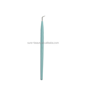 Baume séparateur pour <span class=keywords><strong>cils</strong></span> en acier inoxydable de marque privée pour extensions de <span class=keywords><strong>cils</strong></span>, outils de lifting <span class=keywords><strong>des</strong></span> <span class=keywords><strong>cils</strong></span> avec fonction 2 en 1 : lifting et <span class=keywords><strong>teinture</strong></span> - Product Image 2