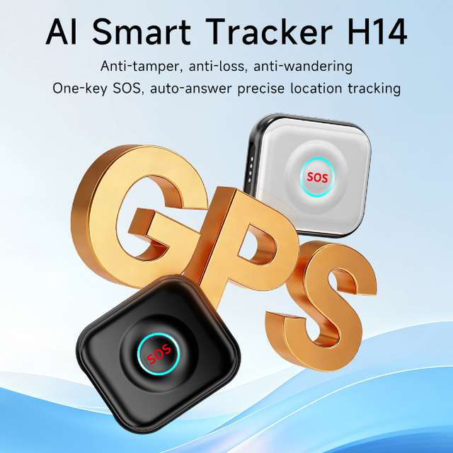 VH14M Mini Kids Care Smart GPS Location Tracker Geo-Fence Anti-loss Locator SOS Calling Auto-answer Tracker for Pets & Kids