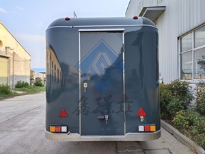 Fabrication en usine de crème glacée à bon prix avec équipement entièrement de cuisine Camion remorque alimentaire en acier inoxydable 500CM nouvellement conçu - Product Image 3